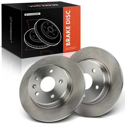 2 Pcs Rear Disc Brake Rotors