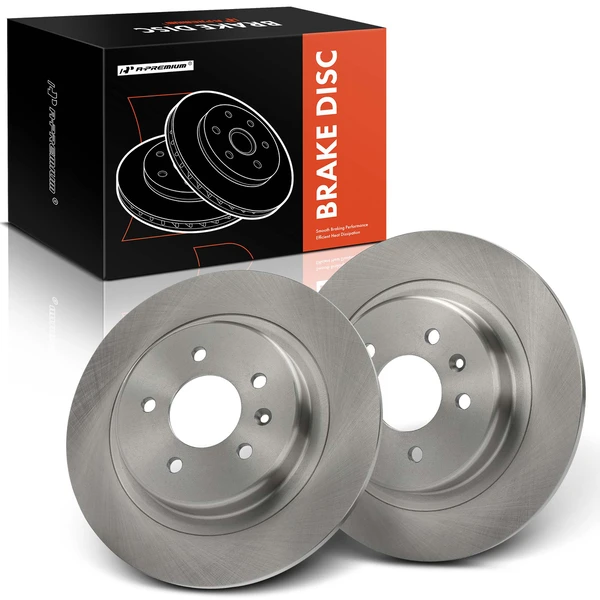 2 Pcs Rear Disc Brake Rotors for Buick Envision 2016-2018