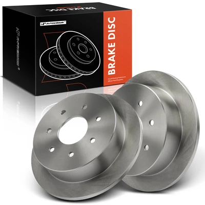 2 Pcs Rear Disc Brake Rotors