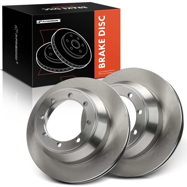 2 Pcs Rear Disc Brake Rotors for 2000-2003 Ford F-150