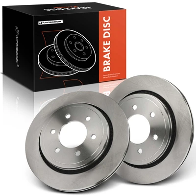 2 Pcs Rear Disc Brake Rotors