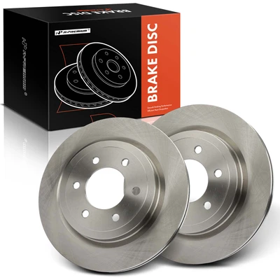 2 Pcs Rear Disc Brake Rotors