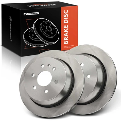 2 Pcs Rear Disc Brake Rotors