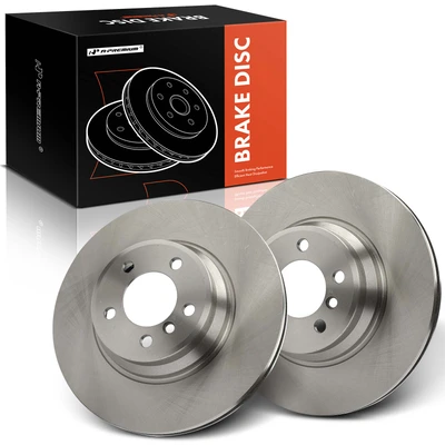 2 Pcs Front Disc Brake Rotors