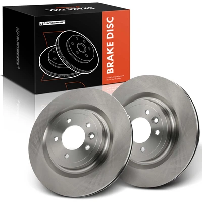 2 Pcs Rear Disc Brake Rotors
