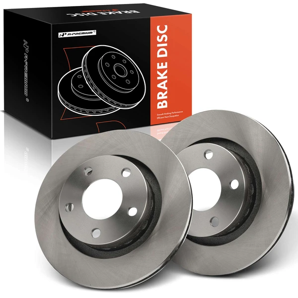 2 Pcs Rear Disc Brake Rotors for 2002-2004 Volkswagen Passat