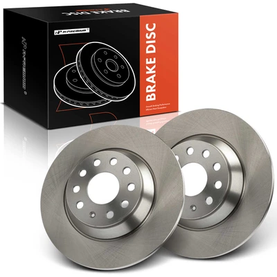 2 Pcs Rear Disc Brake Rotors