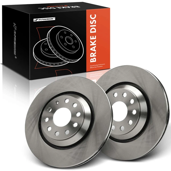 2 Pcs Rear Disc Brake Rotors for 2020-2021 Audi Q3