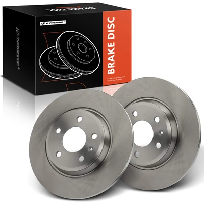 2 Pcs Rear Disc Brake Rotors