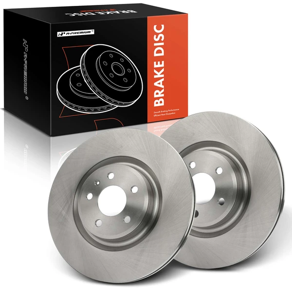 2 Pcs Front Disc Brake Rotors for 2012-2016 Audi S4