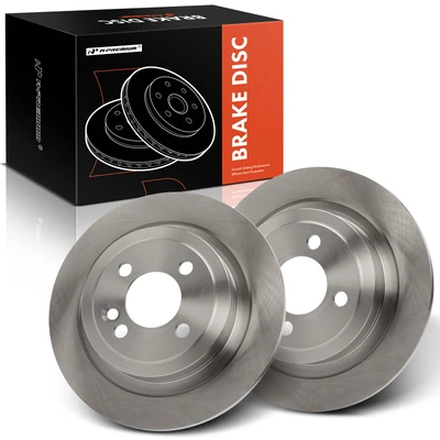 2 Pcs Rear Disc Brake Rotors