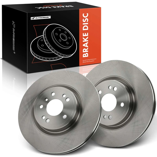 2 Pcs Front Disc Brake Rotors for Mercedes-Benz W166 ML250 ML350 GLE300d