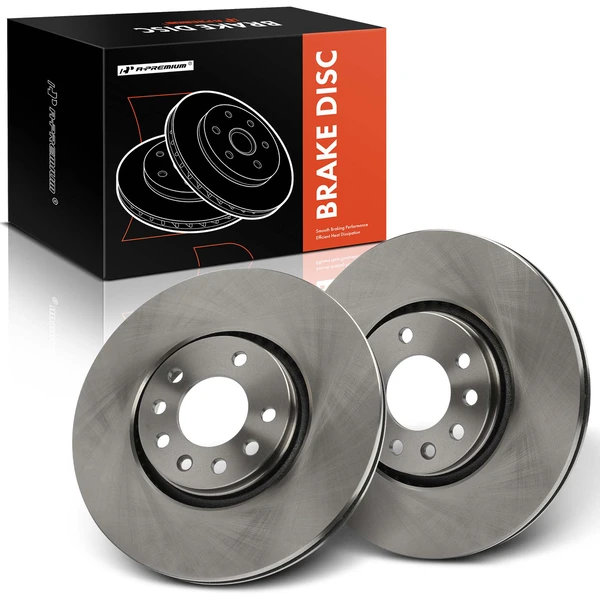 2 Pcs Front Disc Brake Rotors for Saab 9-3 9-5 Chevy Saturn Astra