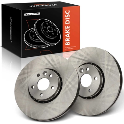 2 Pcs Front Disc Brake Rotors