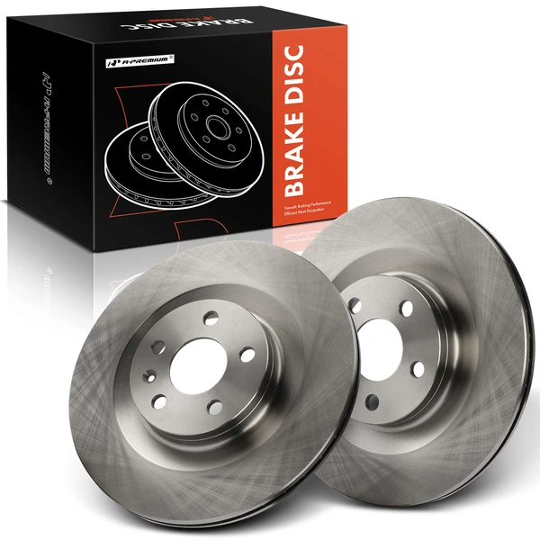 2 Pcs Rear Disc Brake Rotors for 2017-2021 2023 Volvo S90