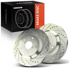 2 Pcs Rear Drilled Brake Rotors for 2019-2021 Subaru Forester