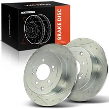 2 Pcs Rear Drilled Brake Rotors for 2017-2020 Kia Sportage