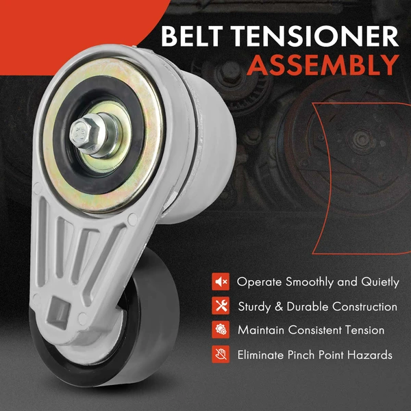 Belt Tensioner with Pulley for 1995-1998 Ford F-800 LPO