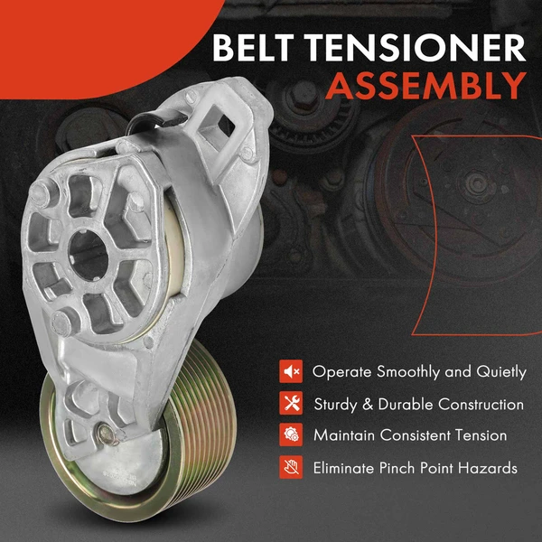 Belt Tensioner with Pulley for Volvo VHD 2003-2008 VNL 2004-2008 VNM VT Mack TD700