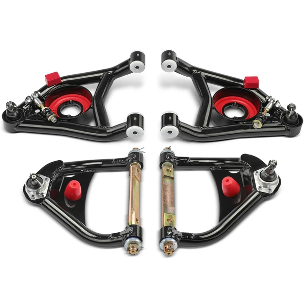 1964-1972 Buick Skylark 4-Pc Control Arm and Ball Joint Assembly, Front Upper & Lower with Ball Joint A-Premium APCA6077