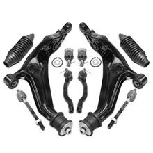 1997-2001 Honda CR-V A Set of 10 Control Arm Ball Joint and Tie Rod End Kit Front Side A-Premium APCA3976