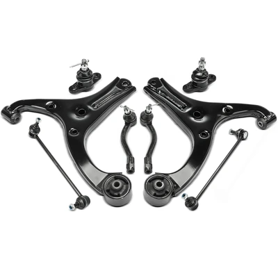 8 Pcs Control Arm & Stabilizer Bar Link & Tie Rod End