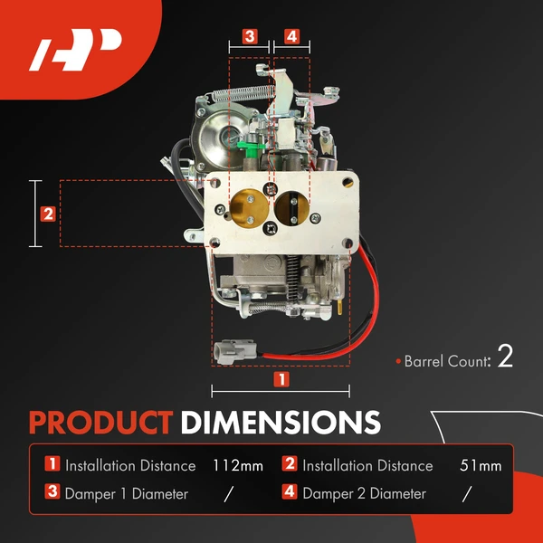 2 Barrel Carburetor for Toyota 4AF Corolla 1.6L 1987-1991