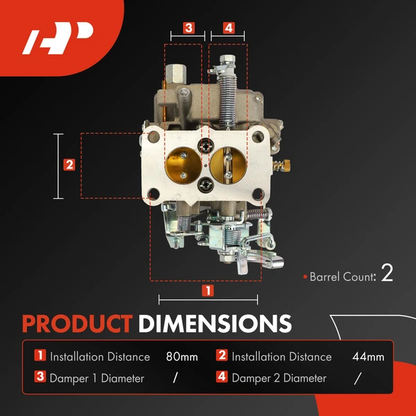 2 Barrel Carburetor for Toyota Corolla 3K 4K 1968-1978 Starlet Corolla