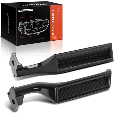 2 Pcs Textured Black Left & Right Interior Door Handle