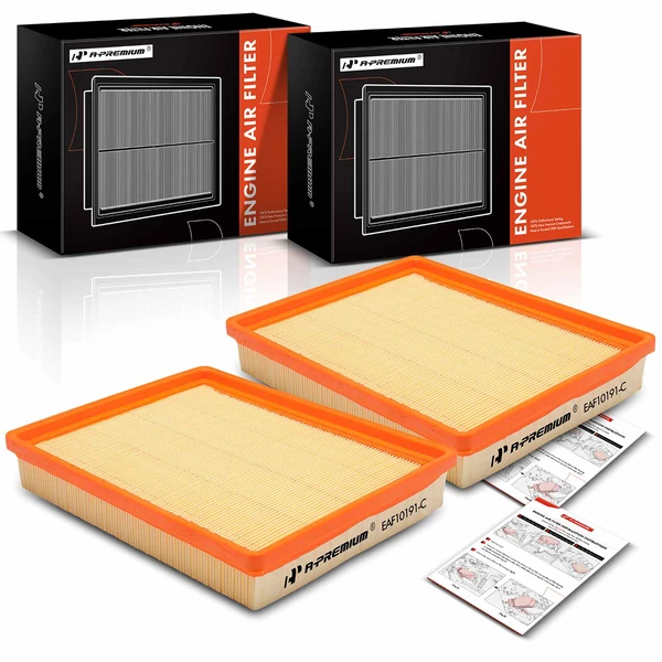 2 Pcs Engine Air Filter for Kia Optima 2006-2010 Rondo 2007-2012 2.4L 2.7L