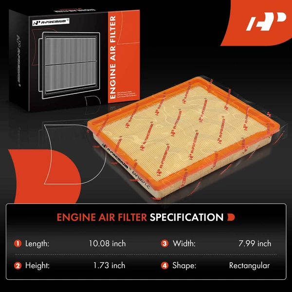 2 Pcs Engine Air Filter for Kia Optima 2006-2010 Rondo 2007-2012 2.4L 2.7L