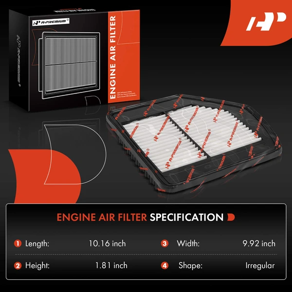 Engine Air Filter for Hyundai Genesis 2015 Kia K900 2019-2020 Genesis G80 G90