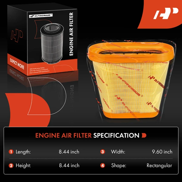 Engine Air Filter for Chevrolet Corvette 2014-2019 V8 6.2L