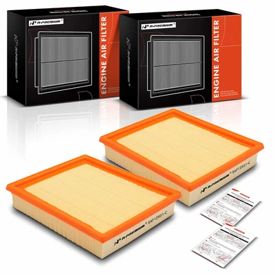 2 Pcs Engine Air Filter