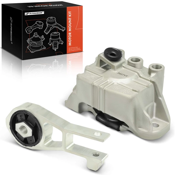 2015-2017 Jeep Renegade 2-Pc Engine Mount and Transmission Mount Kit Rear & Right A-Premium APEM412