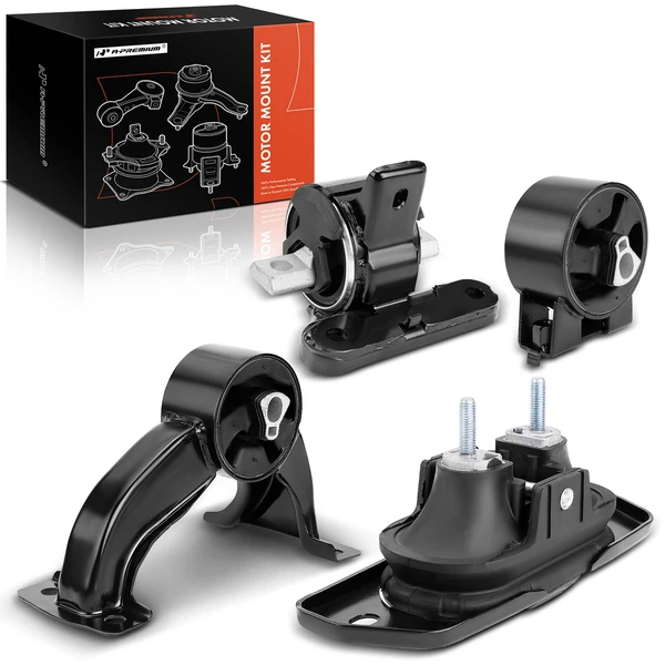 2009-2010 Chrysler Sebring 4-Pc Engine Mount and Transmission Mount Kit Front & Rear A-Premium APEM397