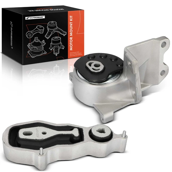 2013-2017 Ford Police Interceptor Sedan 2-Pc Engine Mount and Transmission Mount Kit Front & Upper A-Premium APEM473