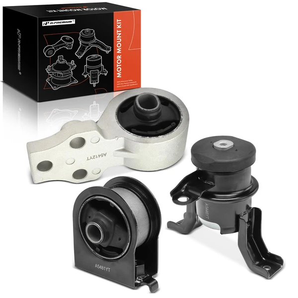 2008-2011 Mercury Mariner 3-Pc Motor Mount Front & Rear A-Premium APEM427