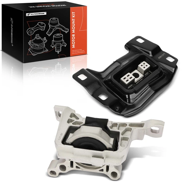 2014-2016 Ford Transit Connect 2-Pc Engine Mount and Transmission Mount Kit Front & Upper A-Premium APEM445