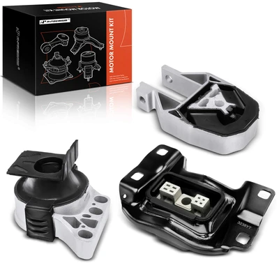 3 Pcs Engine Motor Mount & Transmission Mount & Torque Strut Mount