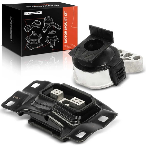 2013-2019 Ford Escape 2-Pc Engine Mount and Transmission Mount Kit Left & Right A-Premium APEM448