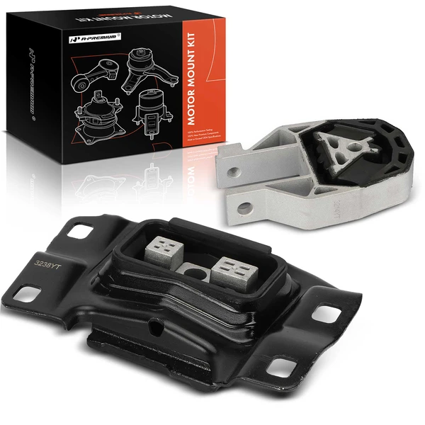 2014-2022 Ford Transit Connect 2-Pc Engine Mount and Transmission Mount Kit Rear & Left A-Premium APEM449