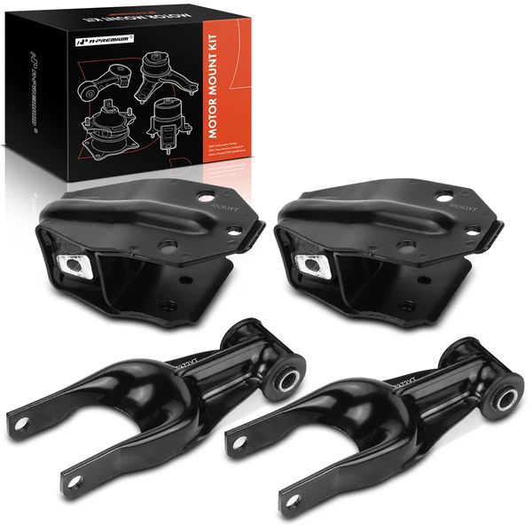 2006-2011 Chevrolet Impala 4-Pc Engine Mount and Transmission Mount Kit Front Left & Right A-Premium APEM510