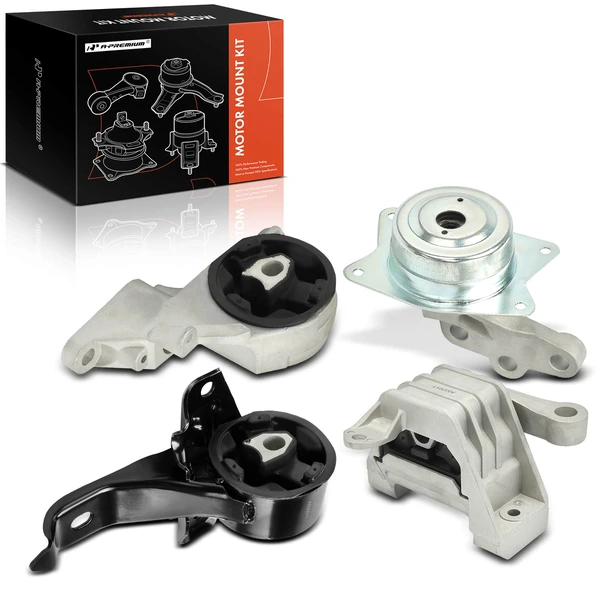 2006-2008 Pontiac G6 4-Pc Engine Mount and Transmission Mount Kit Front & Rear A-Premium APEM515