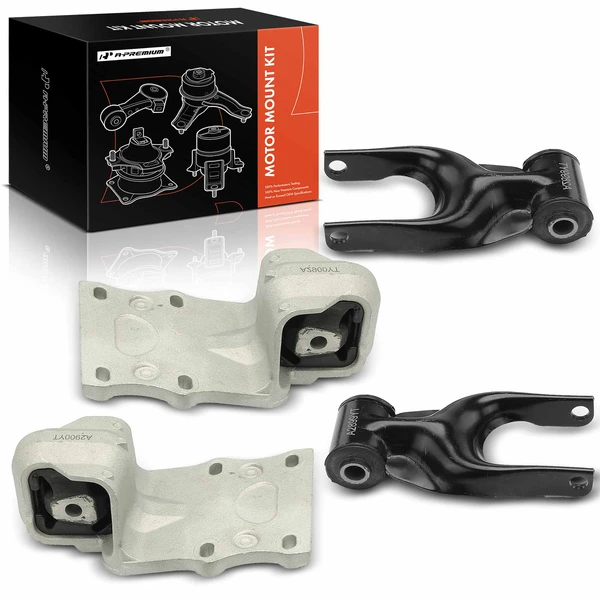 2002-2007 Buick Rendezvous 4-Pc Engine Mount and Transmission Mount Kit Front A-Premium APEM535