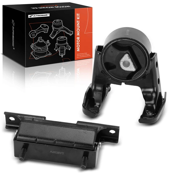 2006 Isuzu i-350 2-Pc Engine Mount and Transmission Mount Kit Front Left A-Premium APEM536