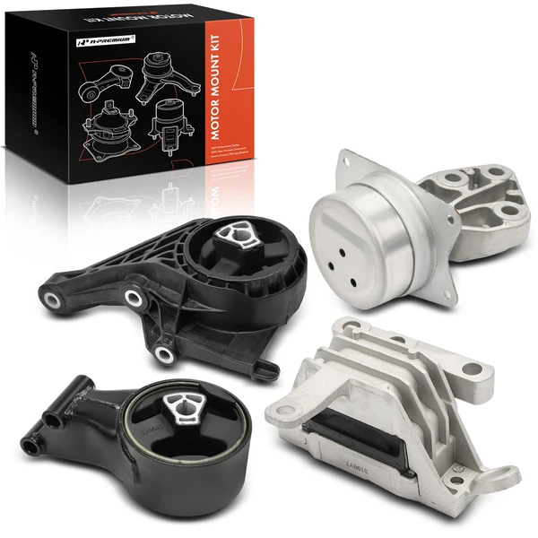 4-Pc Engine Mount and Transmission Mount Kit Front & Rear A-Premium APEM539