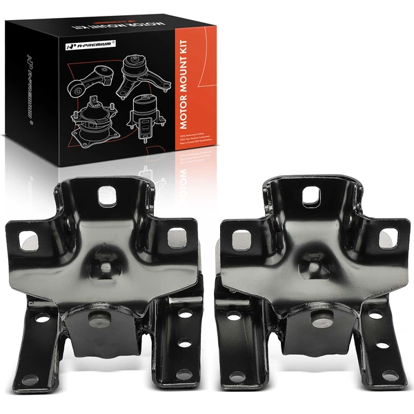 2-Pc Motor Mount Front Left & Front Right A-Premium APEM483
