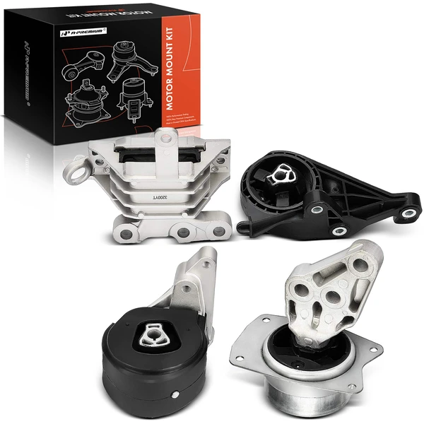 2013-2019 Cadillac XTS 4-Pc Engine Mount and Transmission Mount Kit Left & Right A-Premium APEM495