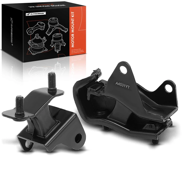 2006-2008 Honda Pilot 2-Pc Transmission Mount Front & Rear A-Premium APEM583